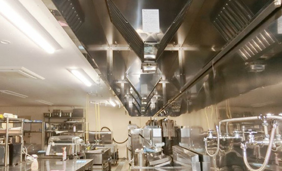 厨房用のダクト