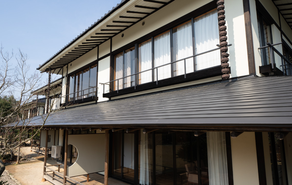 横葺き（AT式）屋根工事